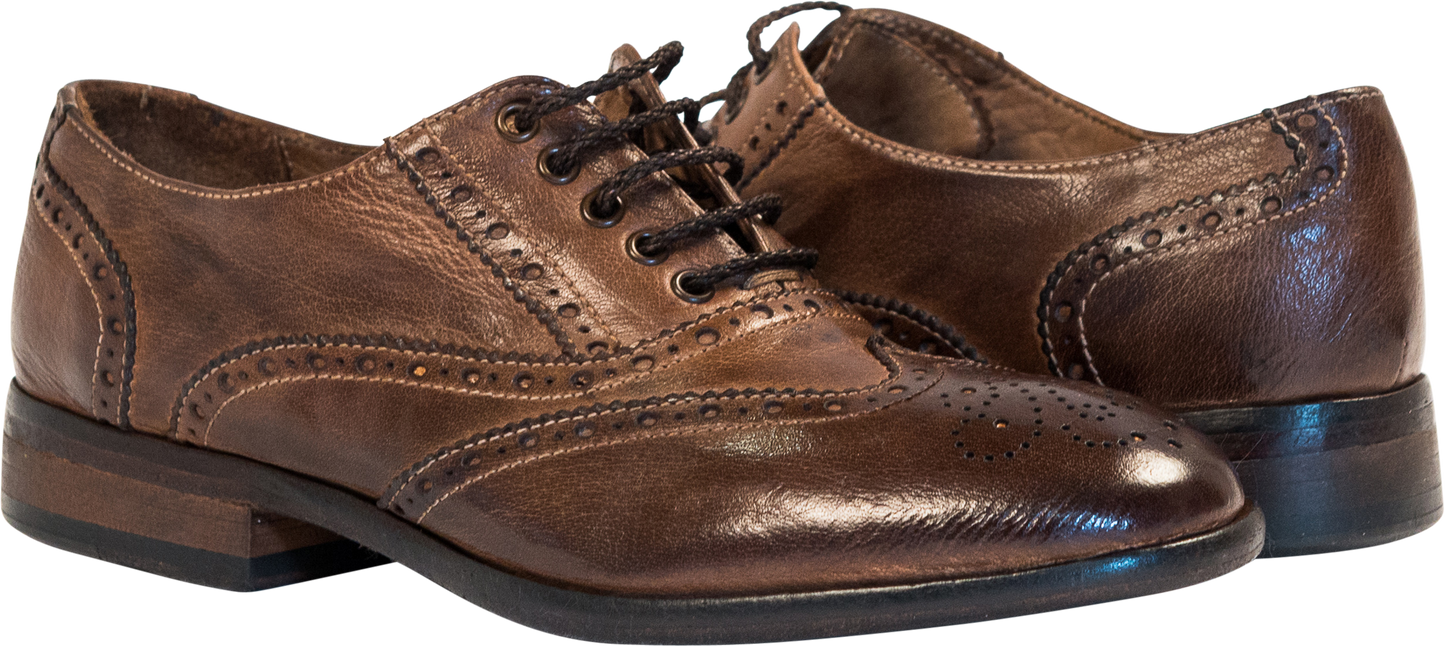 Ashley Brown Wing Tip Oxford