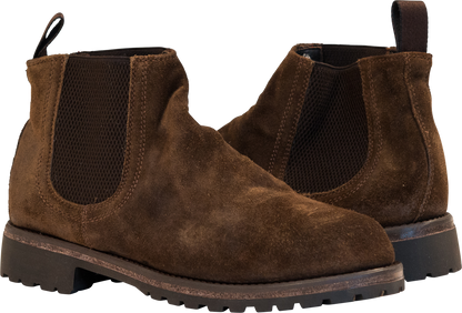 Zaza Brown Suede Chelsea Boots 