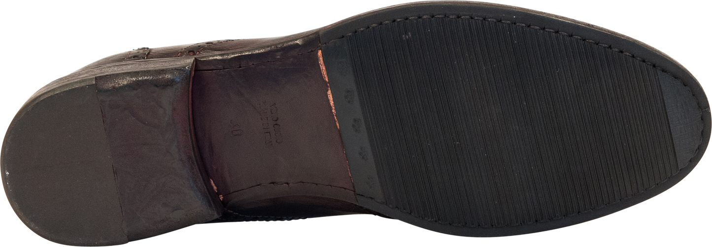 Ashley Burgundy Wing Tip Oxford