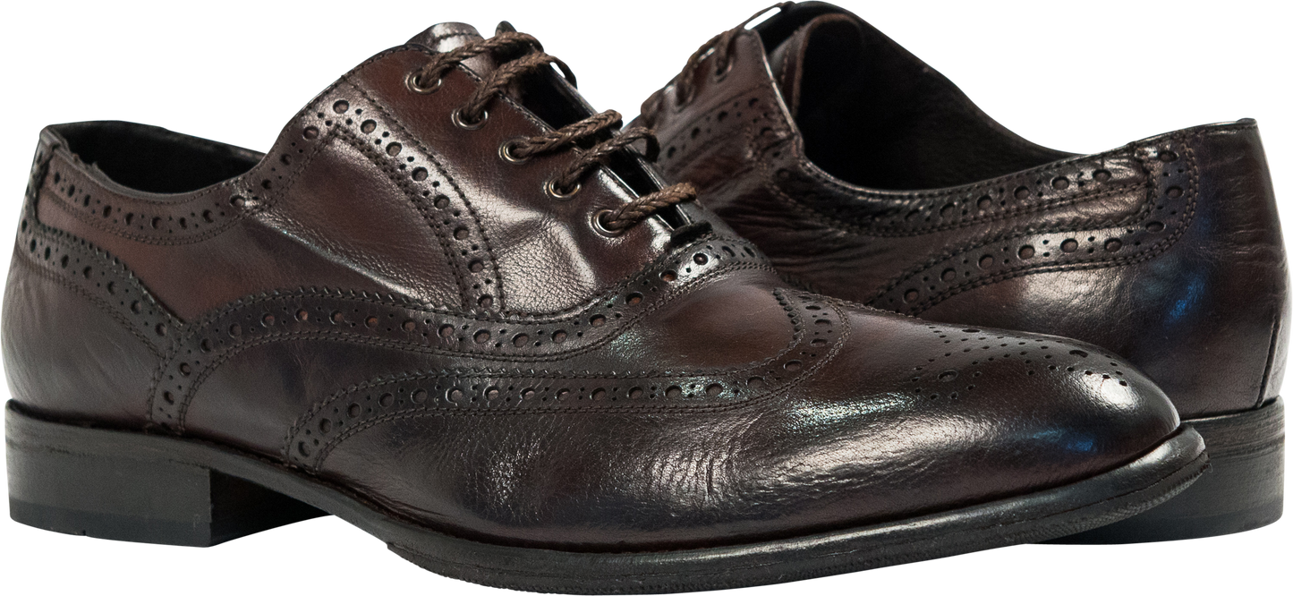 Alfredo Espresso Wingtip Oxford