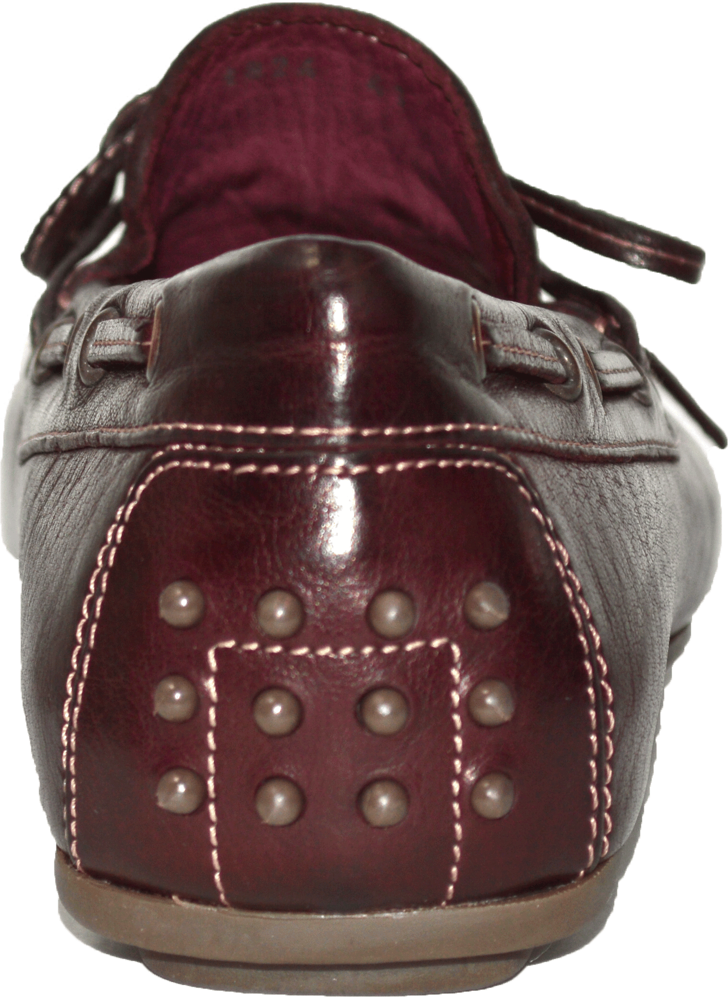 Blake Burgundy Leather Driver