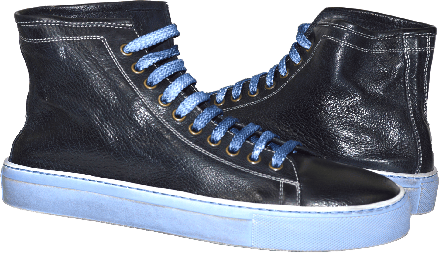 Heidi Navy Blue High Top Sneaker
