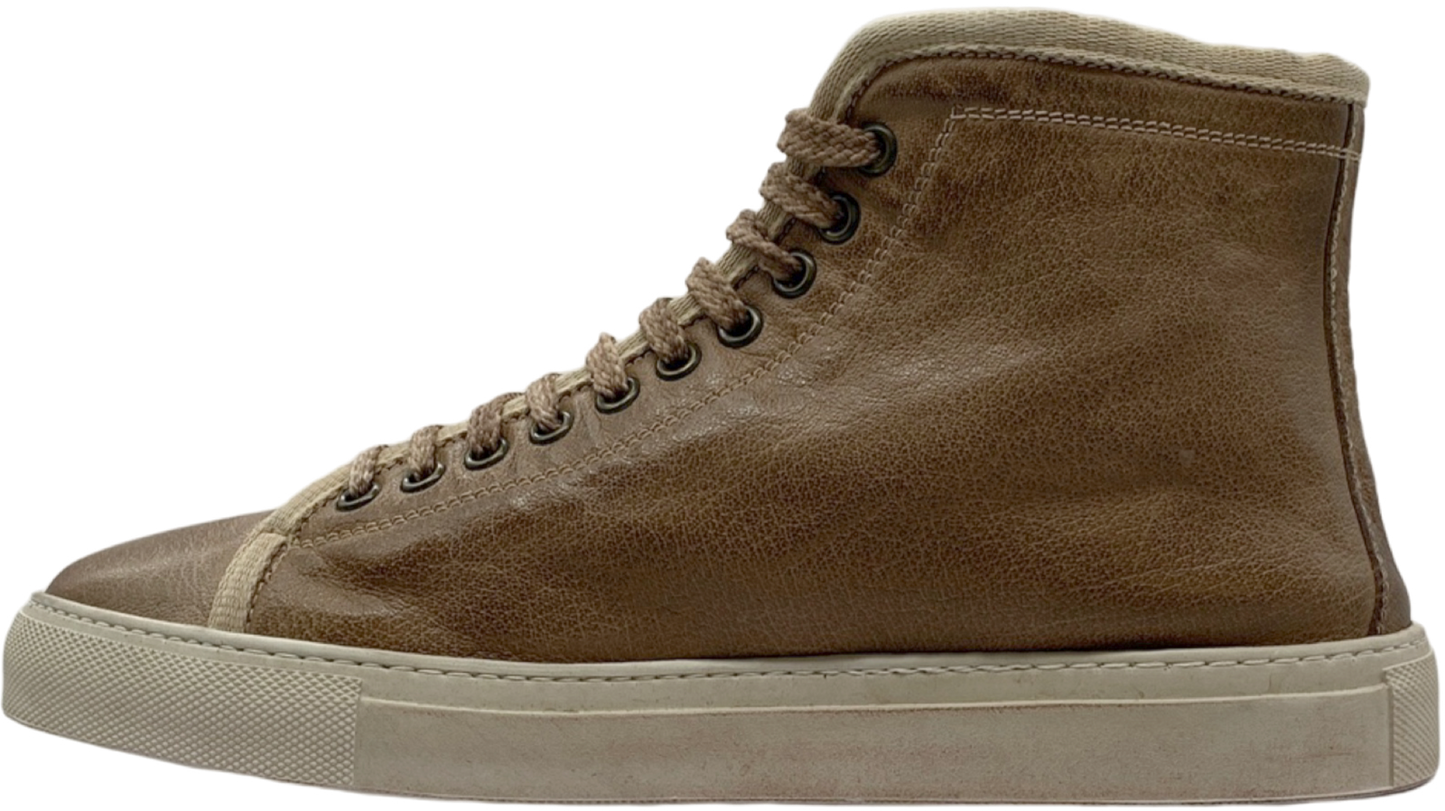 Damien Beige High Top Sneaker