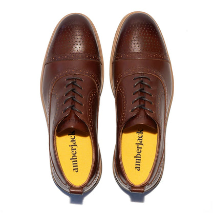 The Cap Toe - Chestnut