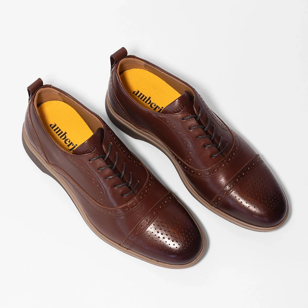 The Cap Toe - Chestnut