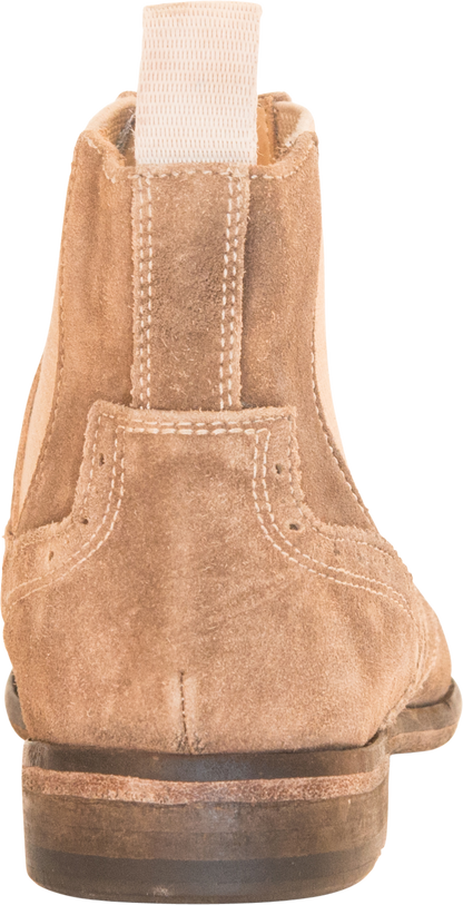 Leila Suede Wing Tip Chelsea Boot