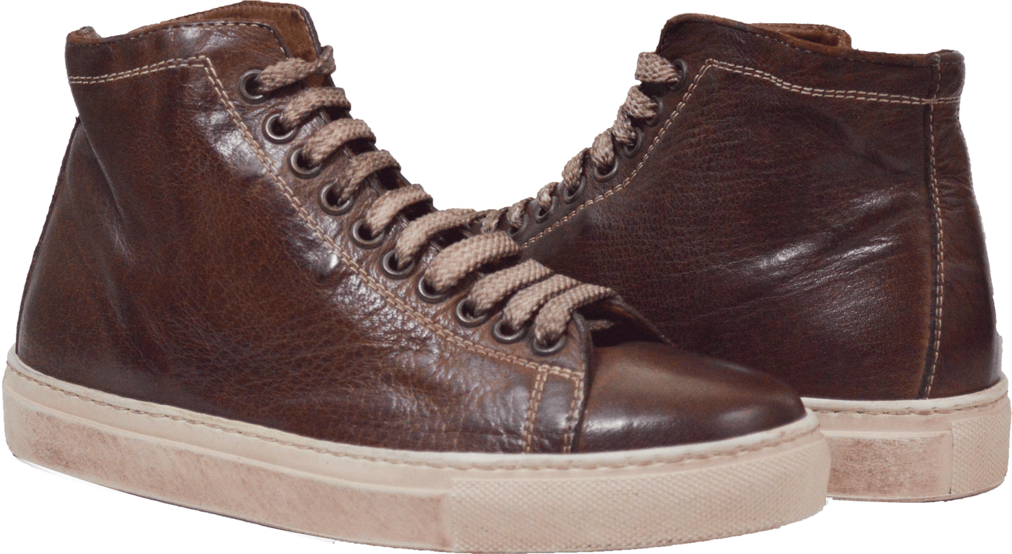 Heidi Leather High Top Sneaker 
