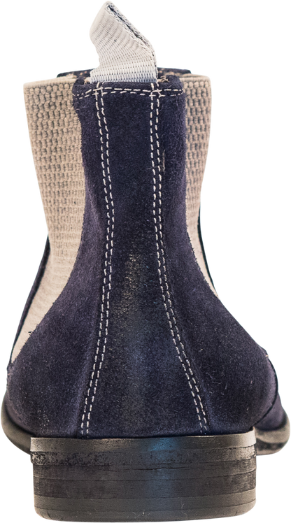 Tula Blue Suede Chelsea Boots