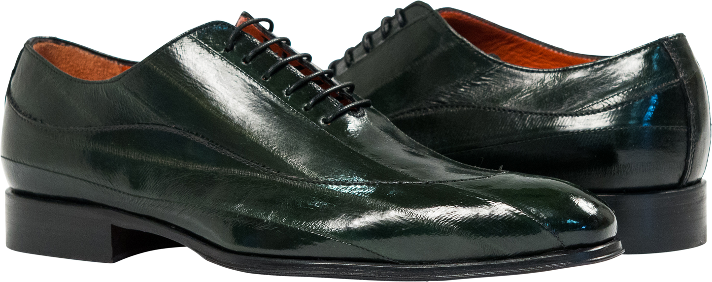 Dufresne Green Eel Skin Oxford