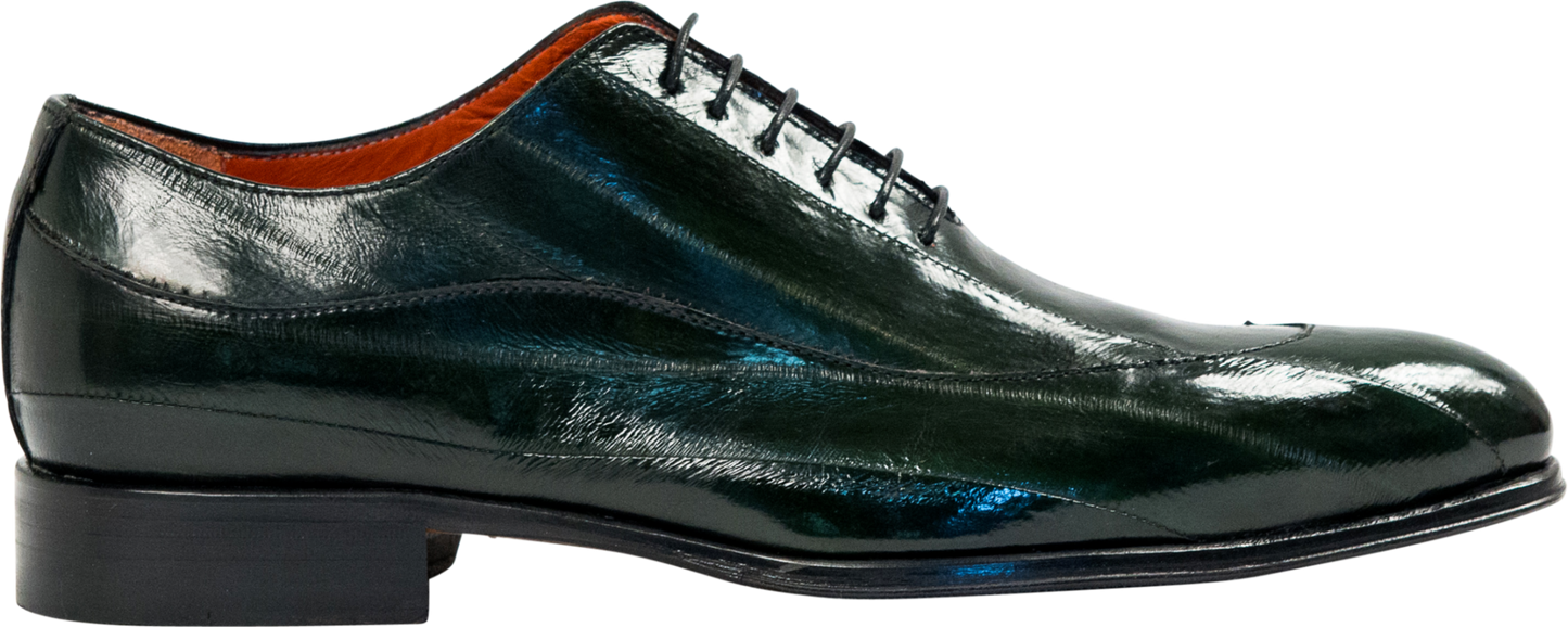 Dufresne Green Eel Skin Oxford