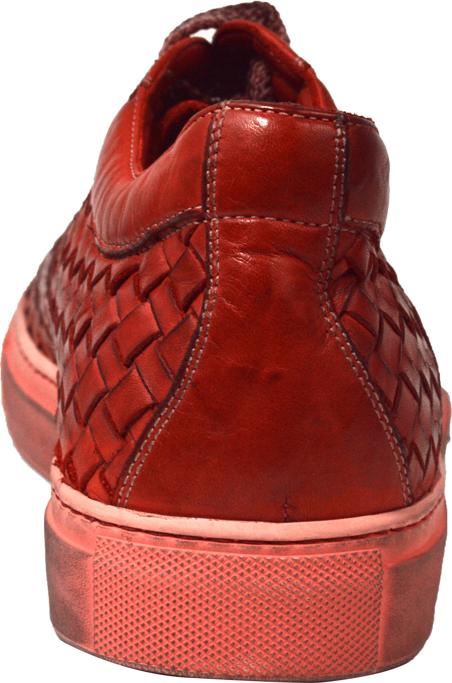 Anka Red Handwoven Sneaker