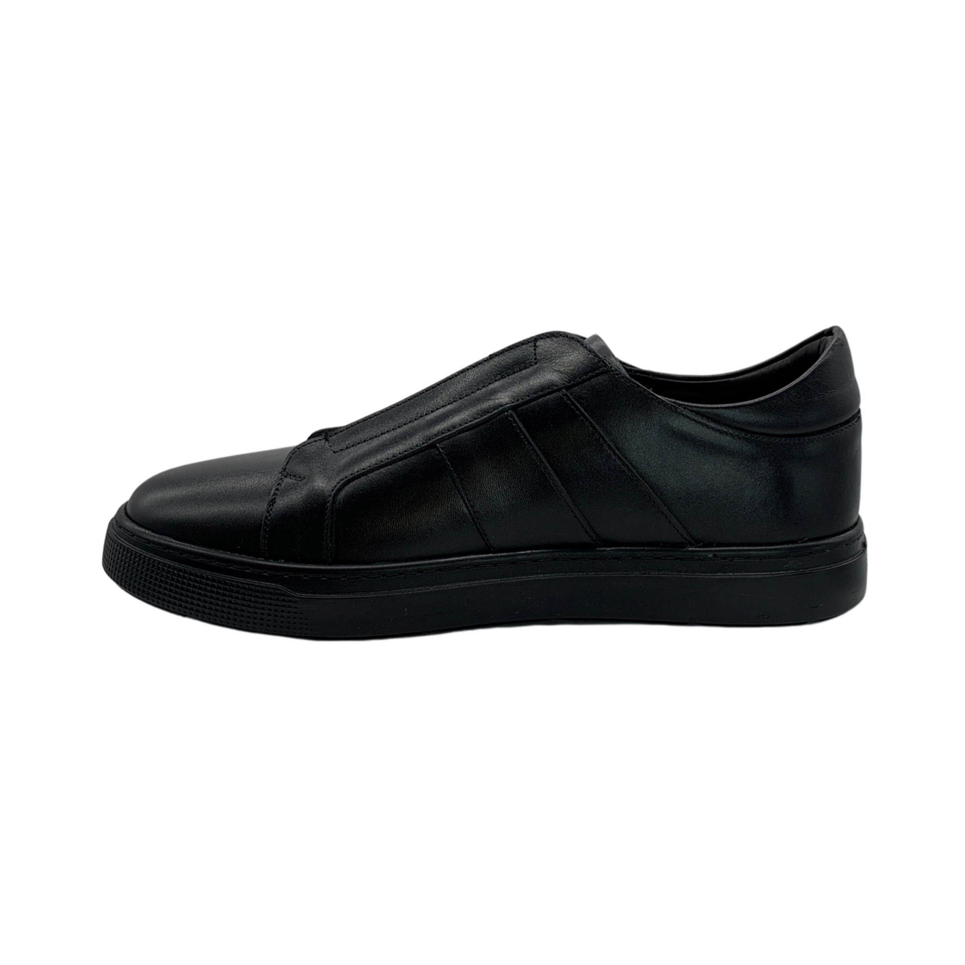 Laceless leather sneakers shop